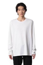 ATTACHMENT コットンダブルフェイス スリムフィットカットソー L/S アタッチメント トップス カットソー・Tシャツ ホワイト グレー ブラック【送料無料】