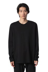 ATTACHMENT コットンダブルフェイス スリムフィットカットソー L/S アタッチメント トップス カットソー・Tシャツ ホワイト グレー ブラック【送料無料】