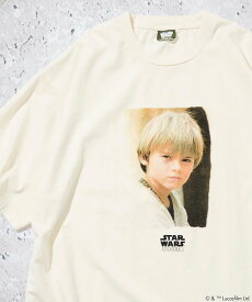 【SALE／10%OFF】FREAK'S STORE STARWARS/スターウォーズ(UP) フロスト加工ショートスリーブTシャツ/半袖 フリークスストア トップス カットソー・Tシャツ ホワイト ブラック【送料無料】