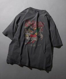 【SALE／18%OFF】Ed Hardy EdHardy/(M)Tシャツ メンズ 半袖 ヴィンテージ 加工 シトリー トップス カットソー・Tシャツ グレー ブラック【送料無料】