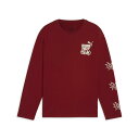 【SALE／70%OFF】PUMA キッズ ボーイズ ESS+ ミッド 90S 長袖 Tシャツ B 110-160cm プーマ トップス カットソー・Tシャツ レッド