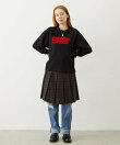 LOGO FLOCK PRINT L/S TEE