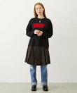 LOGO FLOCK PRINT L/S TEE