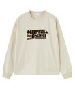 LOGO FLOCK PRINT L/S TEE