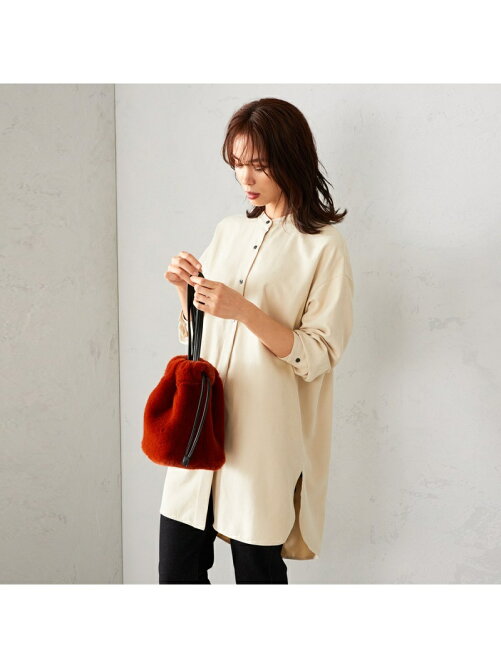 Comme Ca Ism リバーシブル エコファー キルティング 巾着バッグ Rakuten Fashion 楽天ファッション 旧楽天 ブランドアベニュー Be5239