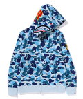 A BATHING APE ABC CAMO SHARK FULL ZIP HOODIE ア ベイシング エイプ トップス パーカー・フーディー ブルー グリーン ピンク【送料無料】