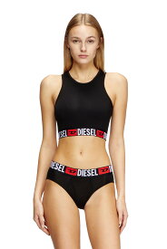 DIESEL ウィメンズ スポーツブラ SANDRA-D-CORE ディーゼル インナー・ルームウェア ブラジャー ブラック【送料無料】