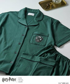 une nana cool 【ハリー・ポッターコラボ】Harry Potter * une nana cool 【綿100%】パジャマ ウンナナクール インナー・ルームウェア パジャマ ブルー グリーン イエロー レッド【送料無料】