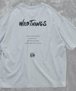 WILD THINGS WILD THINGS×FREAK'S STORE / ���C���h�V���O�X �ʒ� �r�b�O�V���G�b�g ���S�o�b�N�v�����g �N���[�l�b�N T�V���c �y����W�J�z �t���[�N�X�X�g�A �g�b�v�X �J�b�g�\�[�ET�V���c �u���b�N 