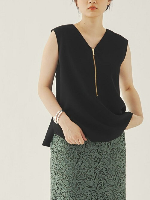 United Arrows Green Label Relaxing Emmel Refines エメル リファインズ 2way Zip ノースリーブ ブラウス 手洗い可能 Rakuten Fashion 楽天ファッション 旧楽天ブランドアベニュー Dc2241
