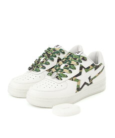 A BATHING APE BAPE STA ICON ABC CAMO ア ベイシング エイプ シューズ・靴 スニーカー ホワイト【送料無料】