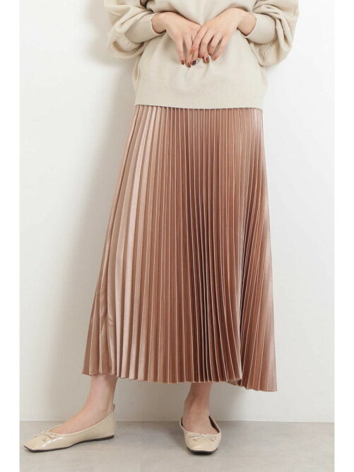 N Natural Beauty Basic サテンプリーツスカート Rakuten Fashion 楽天ファッション 旧楽天 ブランドアベニュー 1242