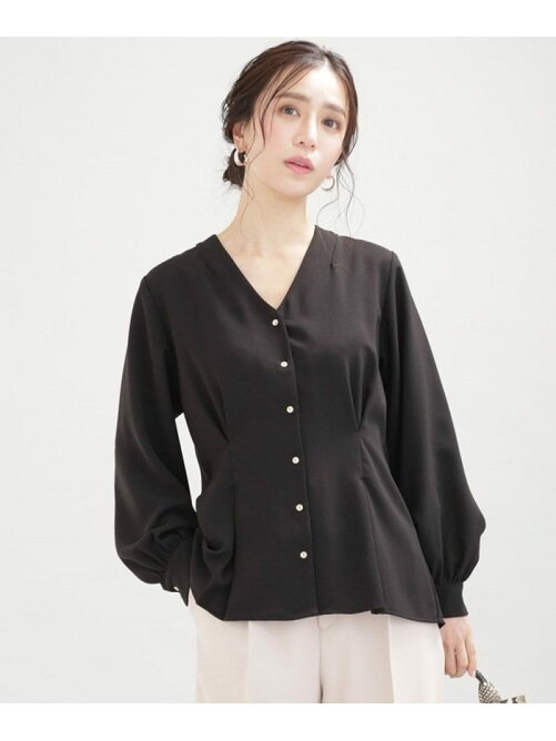 Nano Universe Web限定 ウエストタックペプラムブラウス 長袖 Rakuten Fashion 楽天ファッション 旧楽天ブランドアベニュー Ck3242