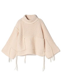 【SALE／50%OFF】SEAGREEN 【タトラス公式店】THICK YARN HAND KNIT タトラスコンセプトストア トップス ニット ベージュ ネイビー レッド【送料無料】