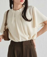 【SALE／15%OFF】Ranan Ranan/(W)[UVカット/抗菌防臭]タックデザインフリルブラウス ラナン トップス シ…