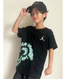 Jordan ジュニア(140-170cm) Tシャツ JORDAN(ジョーダン) JDB JRDN WARPED GALEXY SS TEE ルーキーユーエスエー トップス カットソー・Tシャツ ブラック