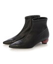 【SALE／39%OFF】MODE ET JACOMO ポインテッドトゥデザインヒールショートブーツ モード・エ・ジャコモ×イング シュ…