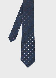 Paul Smith レインボードット タイ ポール・スミス スーツ・フォーマル ネクタイ・蝶ネクタイ グリーン ネイビー【送料無料】