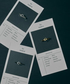and cloud Minimum Circle Black-Gray Diamond Ring アンドクラウド アクセサリー・腕時計 リング・指輪 ブラック シルバー ゴールド【送料無料】