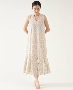 martinique �s�ʒ��t�yMARIHA/�}���n�z�Ă̌��e�̃h���X �m�[�X���[�u Polka Dot Ecru �}���e�B�j�[�N �����s�[�X�E�h���X ���̑��̃����s�[�X�E�h���X�y���������z