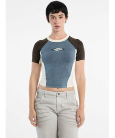 GUESS Originals GUESS Originals 半袖Tシャツ (W)Fitted Race Sweater ゲス トップス ニット ブルー レッド【送料無料】