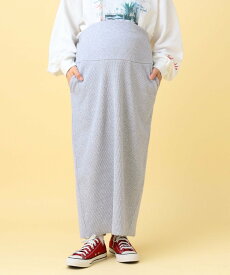 【SALE／25%OFF】LEPSIM 【産前・産後対応】マタニティ/リブナロースカート レプシィム マタニティウェア・ベビー用品 その他のマタニティグッズ ブラック グレー ピンク