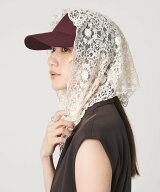 UNITED ARROWS 【別注】＜TRESSE＞レーススカーフ&キャップ ユナイテッドアローズ 帽子 キャップ ワイン…