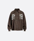 Contrast Embroidery Shirt