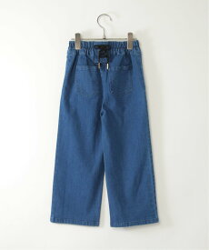 【SALE／20%OFF】ikka バックレースアップデニムパンツ(120~160cm) イッカ パンツ その他のパンツ ブルー