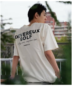 【SALE／20%OFF】twoles 【DEVEREUX GOLF】Back Logo T トゥレス トップス カットソー・Tシャツ ホワイト ブラック【送料無料】
