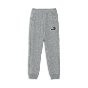 PUMA キッズ ボーイズ ESS スリム パンツ 裏起毛 120-160cm プーマ パンツ ジャージ・スウェットパンツ グレー【送料無料】