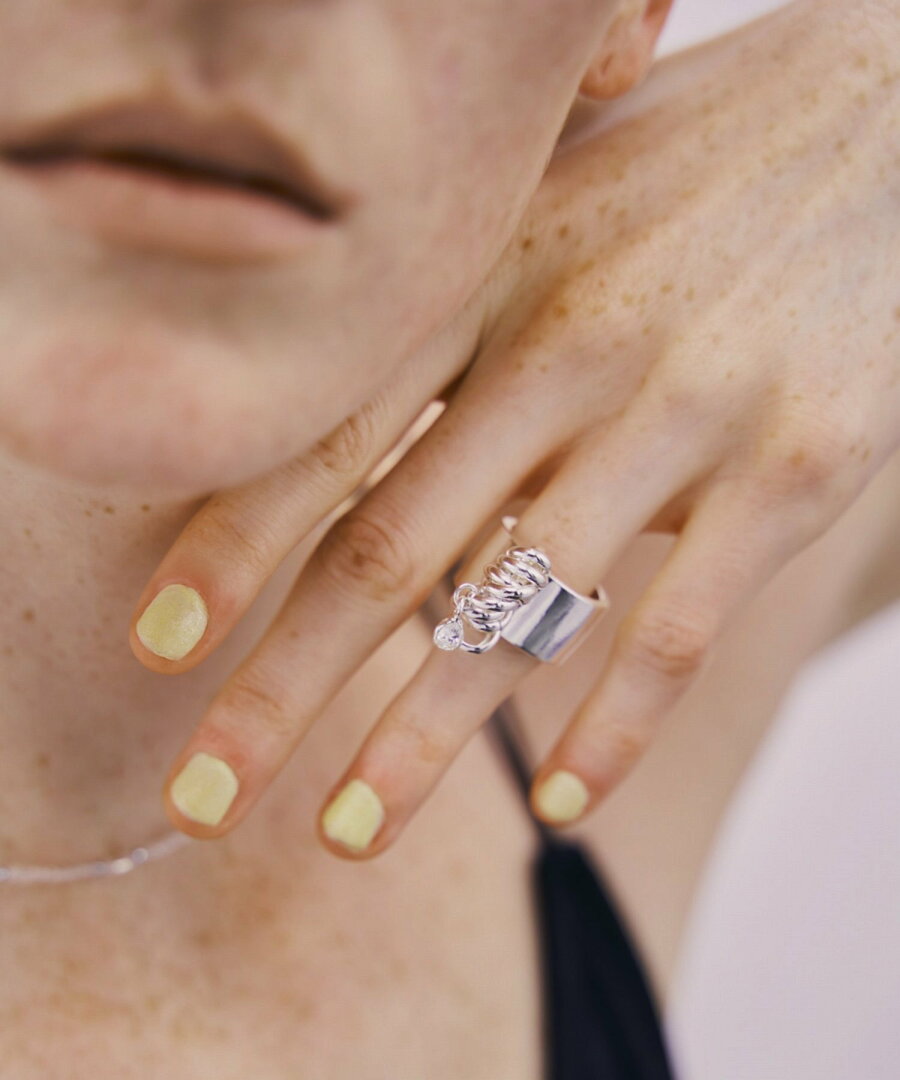 【SALE/5%OFF】LAPUIS LAPUIS(ラピュイ) Bijou Coil ring キャセリーニ アクセサリー・腕時計 リング・指輪 シルバー ゴールド【送料無料】 - メイン画像 7