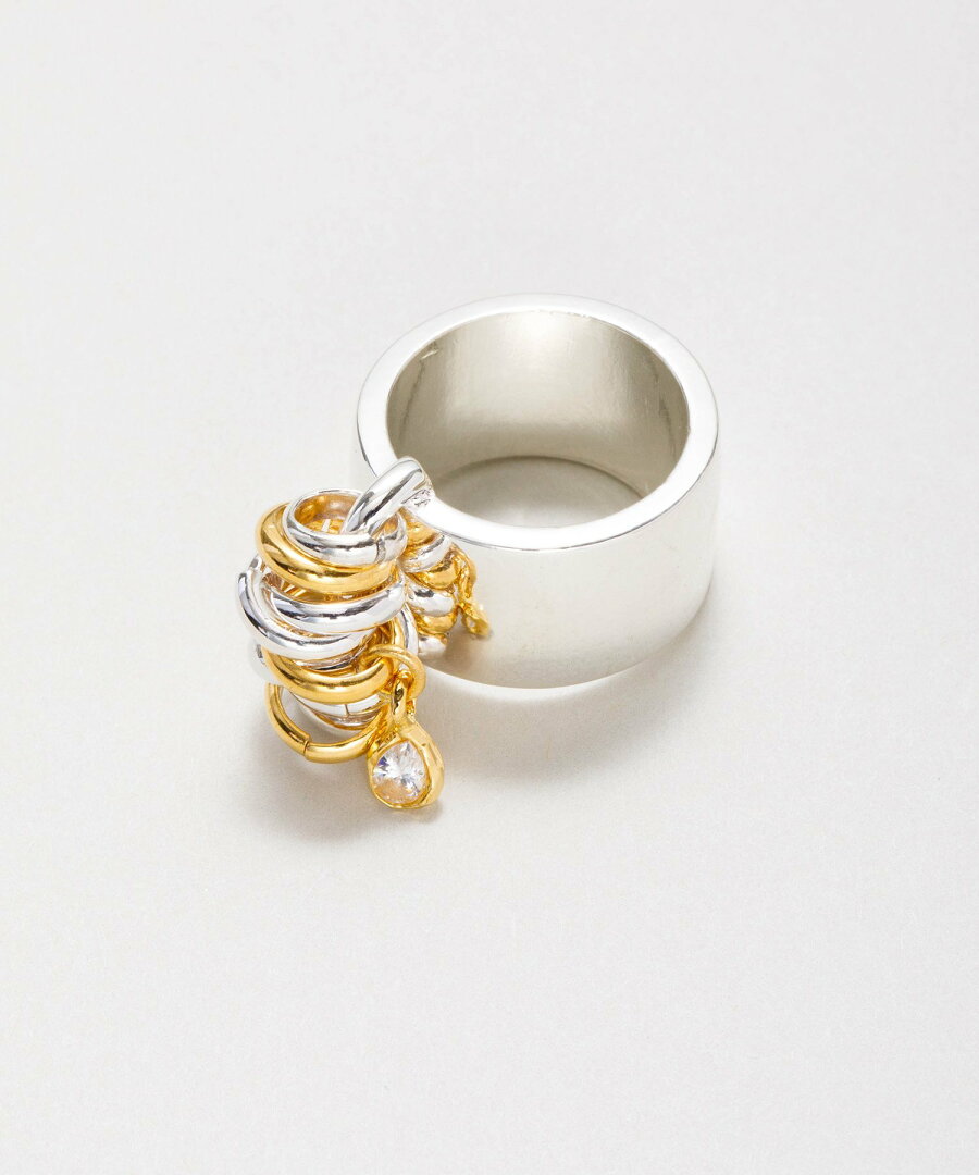 【SALE/5%OFF】LAPUIS LAPUIS(ラピュイ) Bijou Coil ring キャセリーニ アクセサリー・腕時計 リング・指輪 シルバー ゴールド【送料無料】 - メイン画像 8