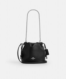 【SALE／35%OFF】COACH OUTLET 【公式】フェイ ミニ ドローストリング バッグ・ルーシング コーチ　アウトレット バッグ ショルダーバッグ ブラック【送料無料】