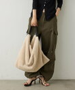 【2.718】フェイクムートンビッグトート