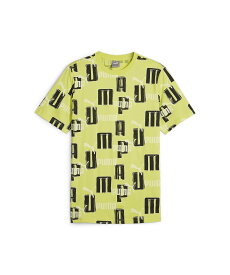 PUMA メンズ ESS+ ロゴ ラブ AOP 半袖 Tシャツ プーマ トップス カットソー・Tシャツ
