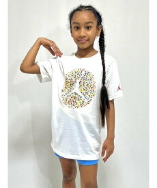 Jordan ジュニア(140-170cm) Tシャツ JORDAN(ジョーダン) JDB POOLSIDE JUMPMAN SS TEE ルーキーユーエスエー トップス カットソー・Tシャツ ホワイト