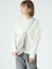 【SALE／55%OFF】Lugnoncure コットンタッチクルーネックニット テチチ トップス ニット ホワイト イエロー グリーン ネイビー グレー