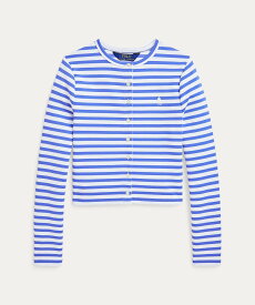 【SALE／30%OFF】POLO RALPH LAUREN (ガールズ 7才~16才)ストライプド ストレッチ ポンチ カーディガン ラルフローレン トップス カーディガン【送料無料】