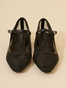 �ySALE�^50%OFF�zSNIDEL �V�A�[���[�q�[���p���v�X �X�i�C�f�� �V���[�Y�E�C �p���v�X �u���b�N �z���C�g�y���������z