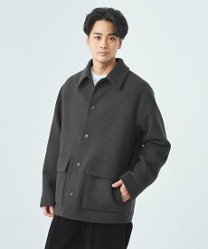 【SALE／40%OFF】UNITED ARROWS green label relaxing SENTDALE WOOL カバーオール ユナイテッドアローズ アウトレット ジャケット・アウター カバーオール・ワークジャケット グリーン グレー【送料無料】