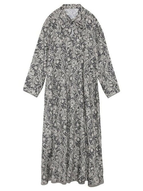Lily Brown ツートン植物柄ボウタイワンピース Rakuten Fashion 楽天ファッション 旧楽天ブランドアベニュー T