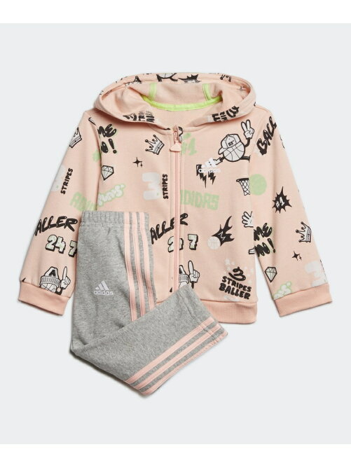 Adidas フレンチテリー グラフィック トラックスーツ ジャージ上下セット French Terry Graphic Track Suit アディダス キッズ 子供用 Rakuten Fashion 楽天ファッション 旧楽天ブランドアベニュー Bx1246
