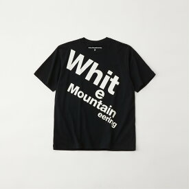 White Mountaineering (M)WM BIG LOGO T-SHIRT ホワイトマウンテニアリング トップス カットソー・Tシャツ ブラック ホワイト【送料無料】