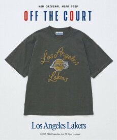 JOURNAL STANDARD Off The Court by NBA / オフ・ザ・コート バイ NBA 別注 プリントT ジャーナル スタンダード トップス カットソー・Tシャツ パープル ブラック ホワイト ベージュ グレー【送料無料】