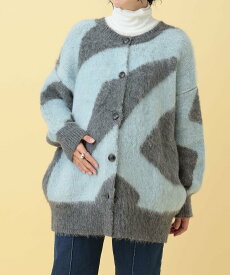 【SALE／50%OFF】LEPSIM 【産前・産後対応】マタニティ/2WAYニュアンス柄カーディガン レプシィム マタニティウェア・ベビー用品 マタニティトップス ピンク ブルー