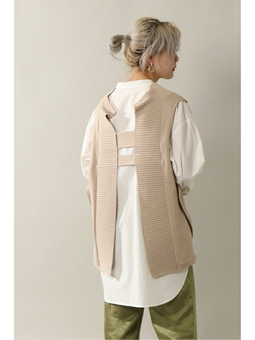 Notch バックオープンニットベスト Rakuten Fashion 楽天ファッション 旧楽天ブランドアベニュー By0247