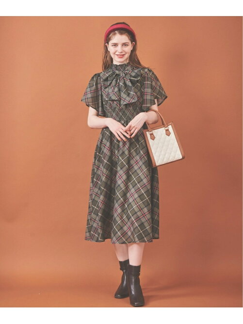 31 Sons De Mode シアーチェックビッグリボンワンピース Rakuten Fashion 楽天ファッション 旧楽天ブランドアベニュー Df3247