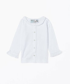 agnes b. ENFANT J000 L CHEMISE ベビー フリルブラウス アニエスベー トップス シャツ・ブラウス ホワイト【送料無料】