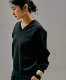 【SALE／20%OFF】GLOBAL WORK スウェットライクVネックプルオーバー/571342 グローバルワーク トップス ニット ピンク ブラック ブラウン グレー ワインレッド パープル